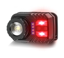 PeakStar PS-571 Sensör XPG COB LED USB Şarj Edilebilir Lityum Pilli Zoomlu Kafa Lambası