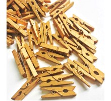 100'lü Gold Ahşap Mandal 2.5cm (10'lu Paket-1000 Adet)
