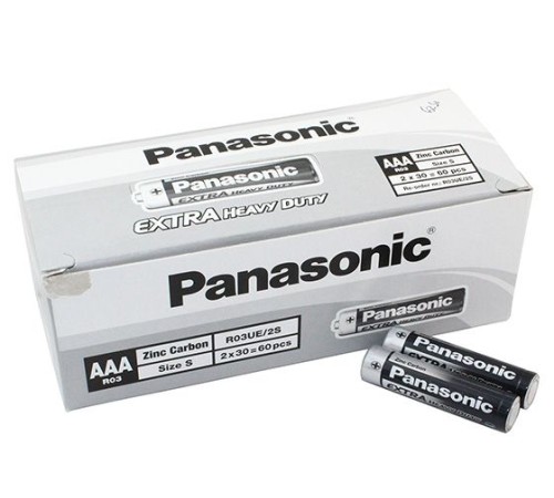 toptan-xml-dropshipping-Panasonic Manganez İnce Kalem AAA Pil 60'Lı Paket