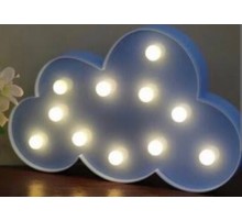 Led Işık Beyaz Bulut Gece Lambası