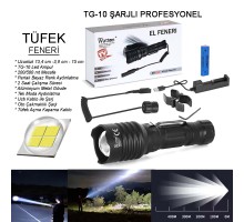 Tg-10 Şarjlı Profesyonel Av Feneri Wt-620