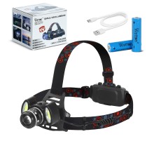 6000 Lümen 3 Başlık Şarjlı Kafa Lambası WT-630