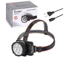 7 Ledli Şarjlı Baret Kafa Lambası Wt-701