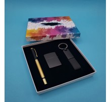 Kalem Anahtarlık Çakmak Hediye Seti