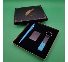 Çakmak Anahtarlık Ve Tükenmez Kalem Turkuaz