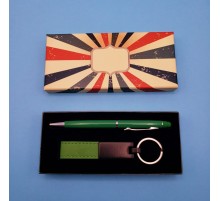 Yeşil Touchpen Kalem Ve Metal Anahtarlık