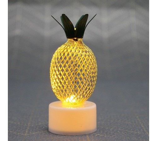 toptan-xml-dropshipping-Dekoratif Ananas Tasarımlı Pilli Led Lamba
