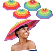 Gökkuşağı Kafa Şemsiyesi 1 Adet