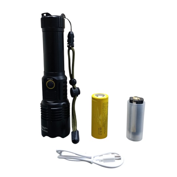 toptan-xml-dropshipping-1500 Lümen TG Led 2800 mAH Zoom Özellikli Şarj Edilebilir El Feneri SK3300