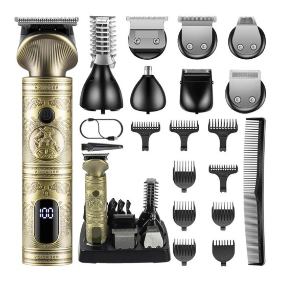 toptan-xml-dropshipping-Profesyonel Saç Kesme Makinesi Tek Gövde 6 Başlık Standlı V-106