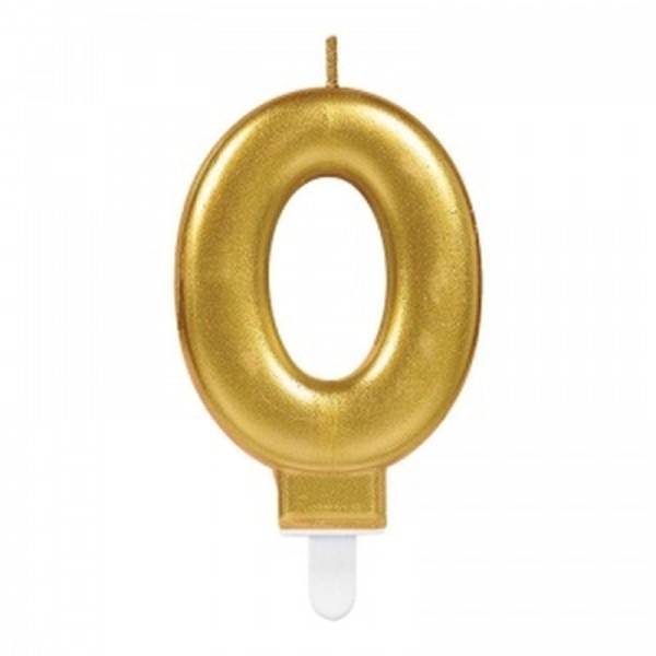 0 Rakam Mum Gold Renk