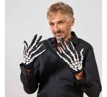 1 Çift İskelet Eldiveni Yetişkin ve Çocuk Boy