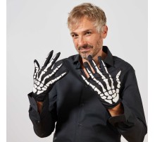 1 Çift İskelet Eldiveni Yetişkin ve Çocuk Boy