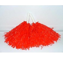 1 Çift ( 2 Adet ) Kırmızı Renk 23 Nisan Gösteri Ponponu