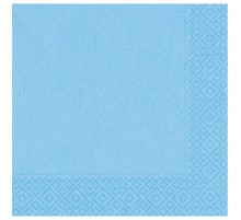 Açık Mavi Çift Katlı Kağıt Peçete 20 Ade
