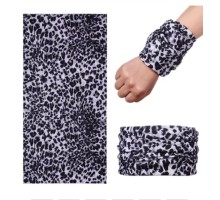 Açık Renk Leopar Baf Bandana Maske