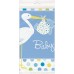 toptan-xml-dropshipping-Baby Shower Masa Örtüsü Baby Boy Stork Leylekli Mavi Masa Örtüsü 137x274 cm