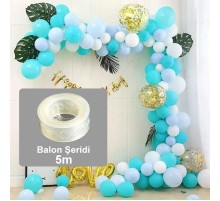Balon Zincir Yapma Aparatı Balon Kemeri Balon Şerit Aparatı 5 Metre