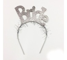 Bekarlığa Veda Partisi Bride Taç Gümüş Renk