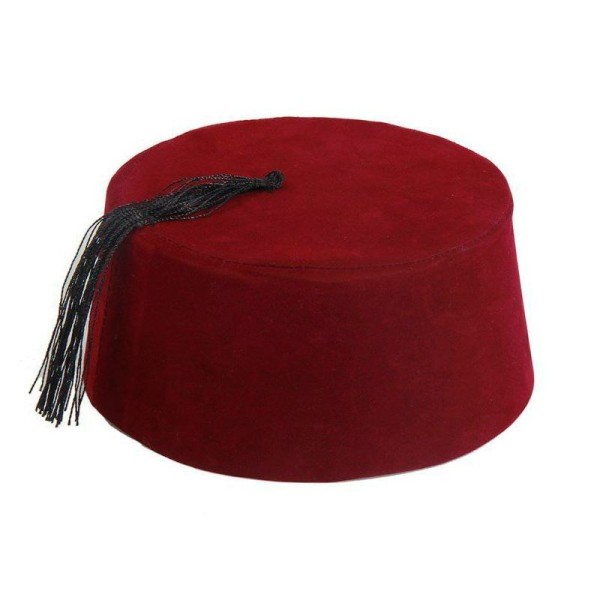toptan-xml-dropshipping-Bordo Renk Osmanlı Fesi Yöresel Folklor Fesi Şapkası 3 No 3 Yaş Bebek