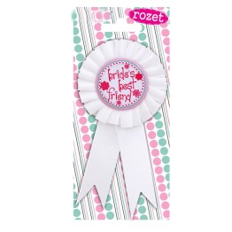 Bride's Best Friend Gelin Rozeti Bekarlığa Veda Partisi Rozeti