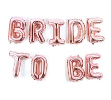 Bride To Be Yazılı Folyo Balon Rose Gold Renk 35 cm