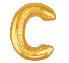 C Harf Folyo Balon Altın Renk  40 inç