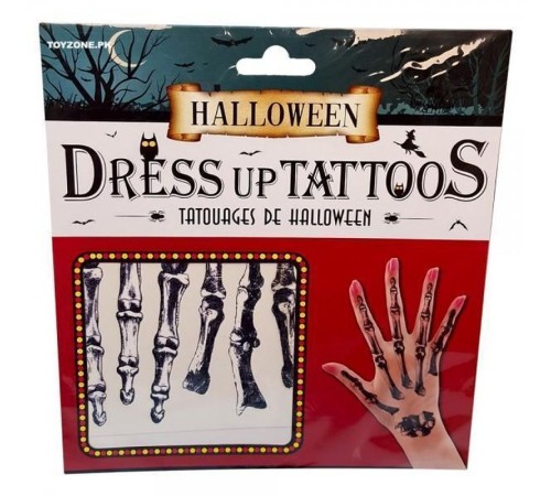 toptan-xml-dropshipping-Cadılar Bayramı Halloween Dövme Tattoos 12li Karışık Model