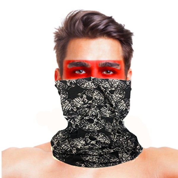 toptan-xml-dropshipping-Çoklu Kafatası Baf Bandana Siyah Beyaz Maske