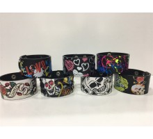 Deri Bileklik bayan-erkek uyumlu karışık renk 1.adet