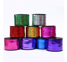 Fuşya Renk Ekstra Metalik Metalize Rafya İp 90 Metre