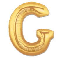 G Harf Folyo Balon Altın Renk  40 inç