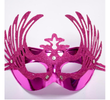 Geyik Model Fuşya Renk Venedik Yılbaşı Parti Maskesi