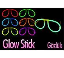 Glowstick Karanlıkta Yanan Parti Gözlüğü 12 Adet