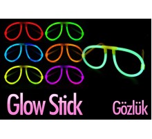 Glowstick Karanlıkta Yanan Parti Gözlüğü 12 Adet
