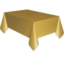 Gold Renk Plastik Masa Örtüsü 120X180 cm