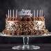 toptan-xml-dropshipping-Gümüş Renk Doğum Günü Evlilik Yıldönümü Pasta Mumları 10 Adet