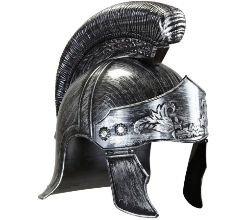 toptan-xml-dropshipping-Gümüş Renk Kalın Başlık Antik Ortaçağ Romalı Savaşçı Miğferi