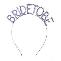 Kristal Taşlı Gümüş Renk Bride To Be Gelin Tacı