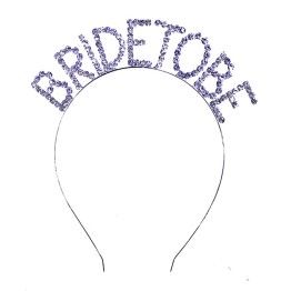 Kristal Taşlı Gümüş Renk Bride To Be Gelin Tacı