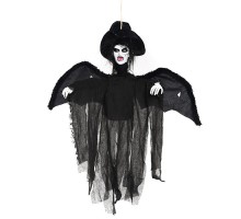 Halloween Cadılar Bayramı Kanat Çırpan Zombi Siyah