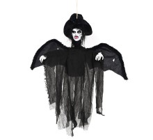 Halloween Cadılar Bayramı Kanat Çırpan Zombi Siyah