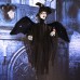 toptan-xml-dropshipping-Halloween Cadılar Bayramı Kanat Çırpan Zombi Siyah