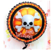 Halloween İskelet Kuru Kafa Folyo Balon 18 inç