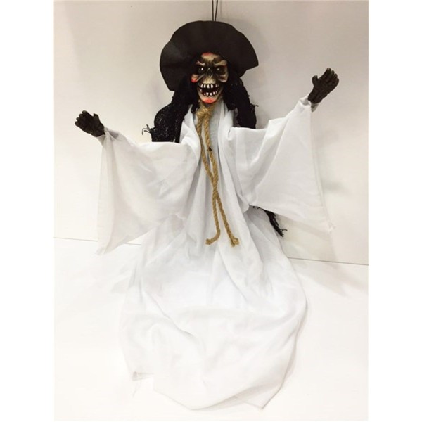 toptan-xml-dropshipping-Halloween Sensörlü Hareketli İskelet Beyaz