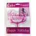 toptan-xml-dropshipping-Happy Birthday Dallı Cake Topper 4 Adet