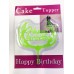 toptan-xml-dropshipping-Happy Birthday Dallı Cake Topper 4 Adet