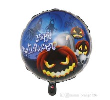 Happy Halloween Balkabağı Folyo Balon 18 inç