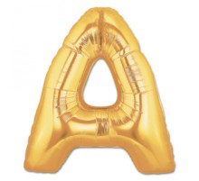 A Harf Folyo Balon Altın Renk 40 inç