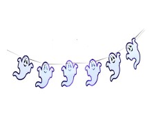 Hayalet Figürlü Halloween Afiş Flama Süsleme 2 Metre